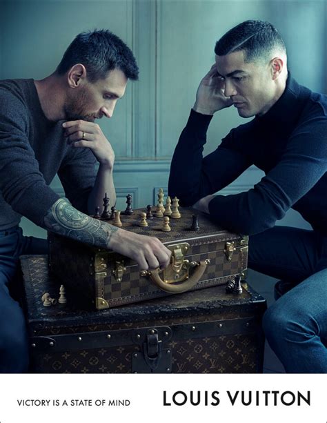 messi ronaldo louis vuitton|Messi vs Ronaldo chess picture.